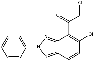 2,1,3-Benzotriazol-5-ol,  4-chloroacetyl-2-phenyl-  (3CI),860591-27-1,结构式