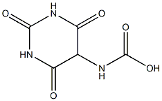 5-Pyrimidinecarbamic  acid,  hexahydro-2,4,6-triketo-  (1CI) Structure