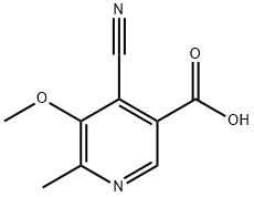 Nicotinic  acid,  4-cyano-5-methoxy-6-methyl-  (4CI) 结构式