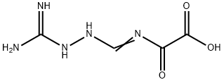Oxamic  acid,  (guanidoiminomethyl)-  (1CI) 结构式