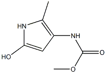 3-Pyrrolecarbamic  acid,  5-hydroxy-2-methyl-,  methyl  ester  (2CI),861384-61-4,结构式