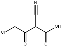 Acetoacetic  acid,  -gamma--chloro--alpha--cyano-  (1CI) 化学構造式