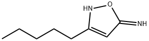 Isoxazole,  3-amyl-2,5-dihydro-5-imino-  (1CI) 结构式