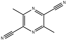 2,5-Pyrazinedinitrile,  3,6-dimethyl-  (2CI) Structure