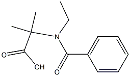 Hippuric  acid,  N-ethyl--alpha-,-alpha--dimethyl-  (1CI) Struktur