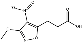 5-Isoxazolepropionic  acid,  3-methoxy-4-nitro-  (1CI) 结构式