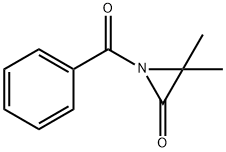 Isobutyric  acid,  -alpha--benzamido-,  lactam  (1CI) 化学構造式