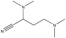 Butyronitrile,  -alpha-,-gamma--bis(dimethylamino)-  (2CI) Structure