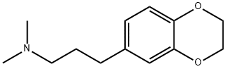 Propyldimethylamine,  -gamma--(3,4-ethylenedioxyphenyl)-  (2CI),871889-78-0,结构式
