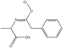 Phenaceturic  acid,  -delta--chloro--alpha--methyl-  (5CI) Structure