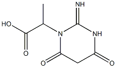 1(2H)-Pyrimidineacetic  acid,  tetrahydro-2-imino--alpha--methyl-4,6-dioxo-  (5CI) Struktur