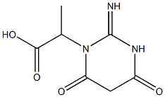 1(2H)-Pyrimidineacetic  acid,  tetrahydro-2-imino--alpha--methyl-4,6-dioxo-  (5CI),874495-37-1,结构式