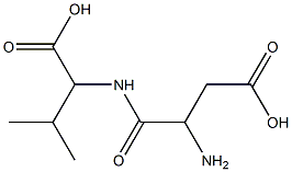 Succinamic  acid,  3-amino-N-(1-carboxy-2-methylpropyl)-  (5CI) Struktur