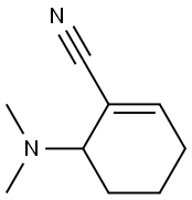 1-Cyclohexene-1-carbonitrile,  6-dimethylamino-  (5CI) Struktur