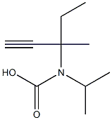 Carbamic  acid,  isopropyl-,  1-ethyl-1-methyl-2-propynyl  (6CI),875253-97-7,结构式