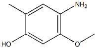 o-Cresol,  4-amino-5-methoxy-  (3CI) Structure