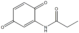 Propionamide,  N-p-benzoquinonyl-  (5CI) 结构式