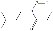 Propionamide,  N-isopentyl-N-nitroso-  (5CI) Structure