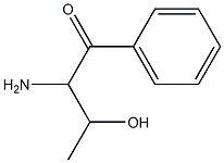 Butyrophenone,  2-amino-3-hydroxy-  (6CI) Structure