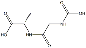 Alanine,  N-(N-carboxyglycyl)-,  DL-  (6CI) Structure