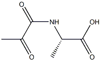 Alanine,  N-pyruvoyl-,  DL-  (6CI) Structure