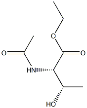 Allothreonine,  N-acetyl-,  ethyl  ester  of  DL-  (5CI) 结构式