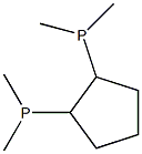 Phosphine, (2R,1R)-1,2-cyclopentanediylbis[dimethyl- (9CI) Struktur