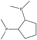 Phosphine, (2R,1R)-1,2-cyclopentanediylbis[dimethyl- (9CI) Structure