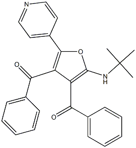 Methanone,  [2-[(1,1-dimethylethyl)amino]-5-(4-pyridinyl)-3,4-furandiyl]bis[phenyl-  (9CI)|