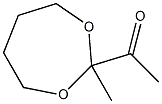 Ketone, methyl 2-methyl-1,3-dioxepan-2-yl (7CI)|