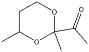 Ketone, 2,4-dimethyl-m-dioxan-2-yl methyl (7CI)|