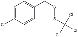 Disulfide,(4-chlorophenyl)methyl trichloromethyl (9CI) Structure