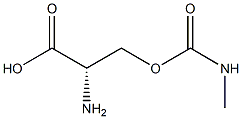 Serine, methylcarbamate (6CI) Structure