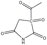 Oxalacetimide, 3-acetyl- (6CI) Structure