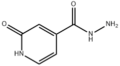 2-羟基异烟酸酰肼 结构式