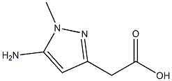 피라졸-3-아세트산,5-아미노-1-메틸-(6CI)