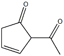 3-Cyclopenten-1-one, 2-acetyl- (6CI),98277-65-7,结构式