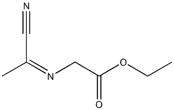 Glycine, N-(1-cyanoethylidene)-, ethyl ester (6CI) 化学構造式