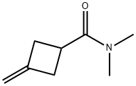 Cyclobutanecarboxamide, N,N-dimethyl-3-methylene- (6CI) Struktur