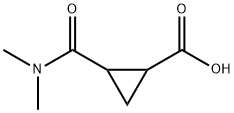 Cyclopropanecarboxylic acid, 2-dimethylcarbamoyl- (6CI),98431-89-1,结构式