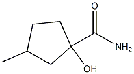 Cyclopentanecarboxamide, 1-hydroxy-3-methyl- (6CI) Structure