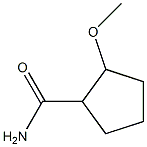 Cyclopentanecarboxamide, 2-methoxy- (6CI) Structure