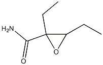 Valeramide, 2,3-epoxy-2-ethyl- (6CI),98435-84-8,结构式
