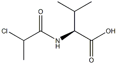 Valine,  N-(2-chloropropionyl)-,  DL-  (6CI) Structure
