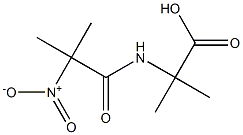 Alanine,  2-methyl-N-(2-methyl-2-nitropropionyl)-  (6CI) Structure