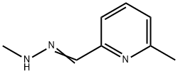 Picolinaldehyde, 6-methyl-, methylhydrazone (6CI) Struktur