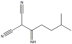 Malononitrile,  (4-methylvalerimidoyl)-  (6CI),98960-78-2,结构式