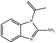 Benzimidazole, 2-amino-1-isopropenyl- (6CI) 结构式