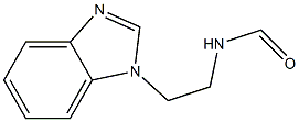 Formamide, N-[2-(1-benzimidazolyl)ethyl]- (6CI) Struktur
