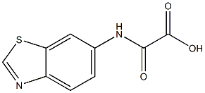 Oxamic acid, 6-benzothiazolyl- (6CI) 化学構造式